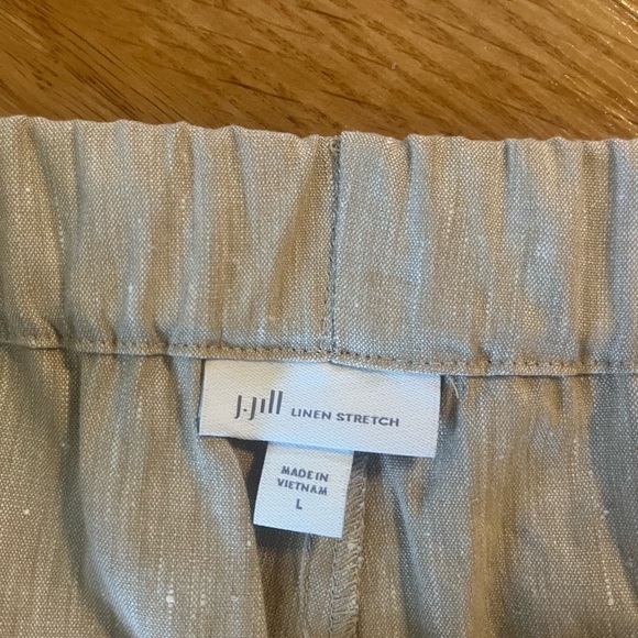 j jill‎ cropped linen pants - Picture 3 of 4